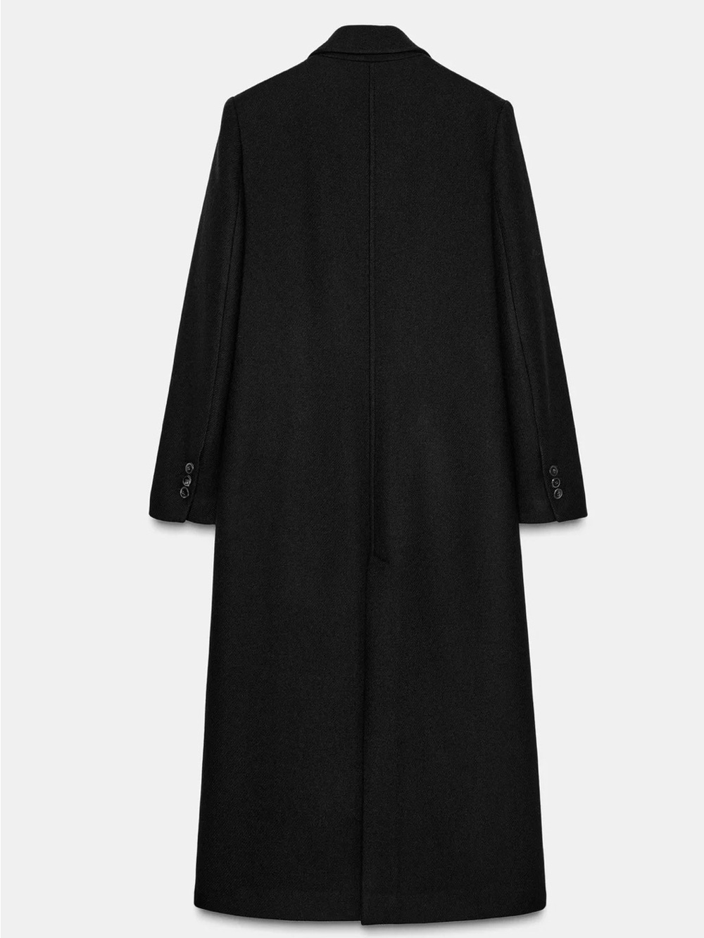 Zara Classic DOUBLE-BREASTED LONG COAT size S - Picture 3 of 8